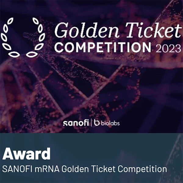 HEPHAISTOS Laureate of the SANOFI Golden Ticket mRNA